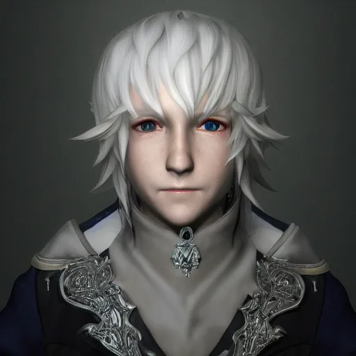 alphinaud, portrait from final fantasy, studio lighting | Stable ...