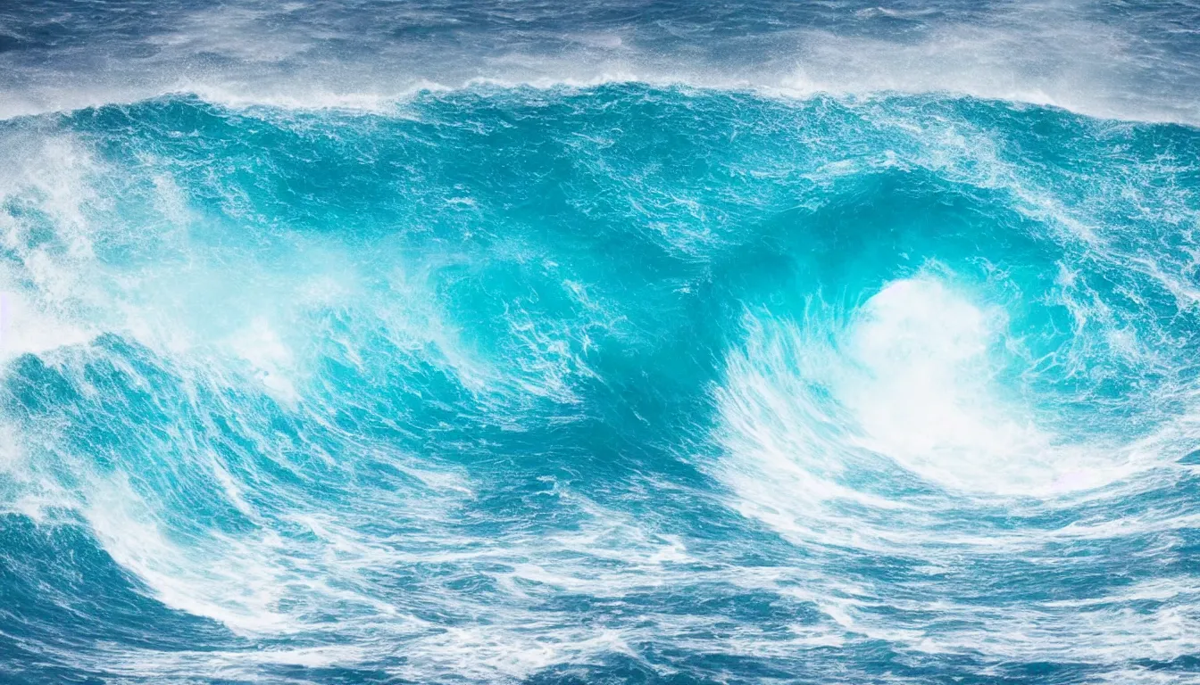 Image similar to inside ocean wave