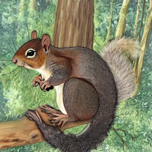 Image similar to squirrel man