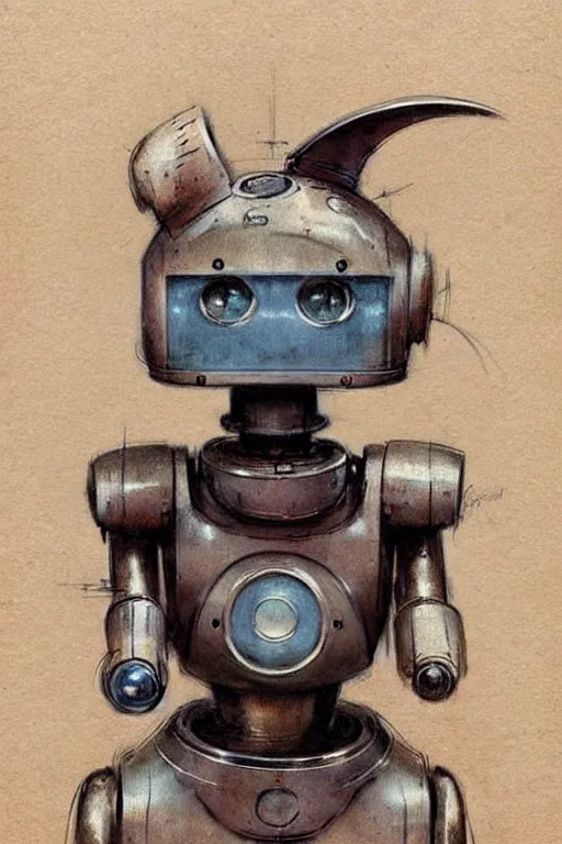 Image similar to (((((1950s robot dog . muted colors.))))) by Jean-Baptiste Monge !!!!!!!!!!!!!!!!!!!!!!!!!!!