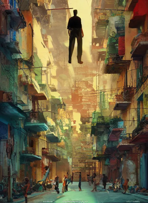 Image similar to poster for an animation film called cuba, 8 k, hd, art by craig mullins