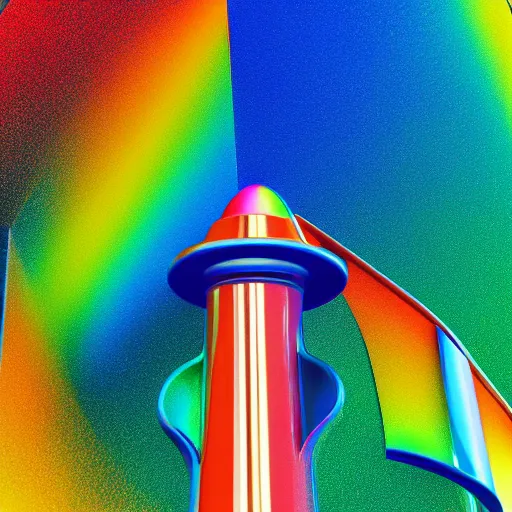 Prompt: 🌈 🚀 🤩, octane 3 d render