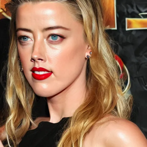 Image similar to groud amber heard as a gourd as a gourd