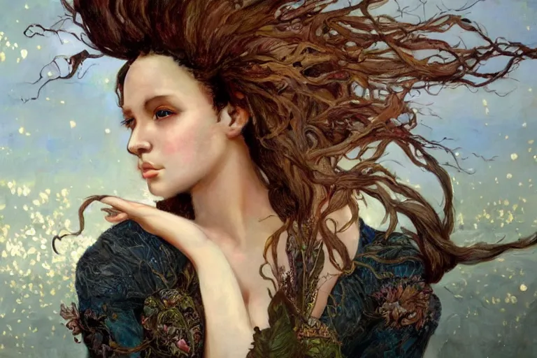 Prompt: Music video screenshot of The Weeknd song Save your tears, unreal, fantasy, intricate, elegant, dramatic, highly detailed, photorealistic, digital painting, painterly, artstation, concept art, smooth, sharp focus, art by John Collier and Krenz Cushart and Artem Demura and Alphonse Mucha and Albert Aublet