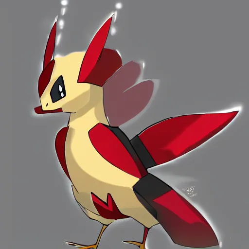 a pokemon that looks like a woodpecker made of shining Stable