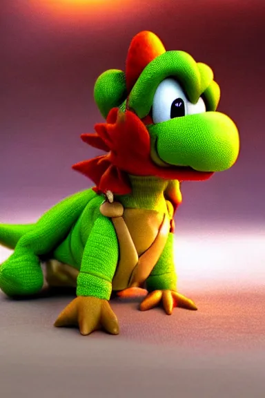 Image similar to very very intricate photorealistic photo of yoshi in an episode of game of thrones, photo is in focus with detailed atmospheric lighting, award - winning details