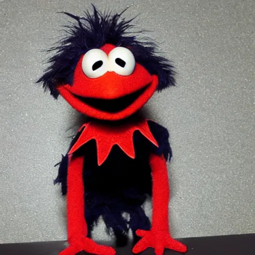 Image similar to devil muppet