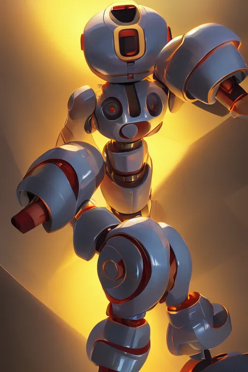 Image similar to metabots medabots medarotto medarot robot minimalist comics, behance hd by jesper ejsing, by rhads, makoto shinkai and lois van baarle, ilya kuvshinov, rossdraws global illumination ray tracing hdr radiating a glowing aura