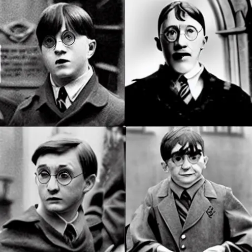 Image similar to harry potter and adolf hitler