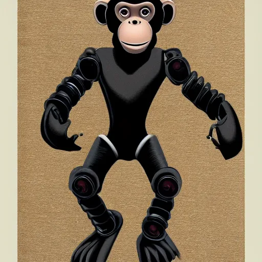 Image similar to robot-chimp