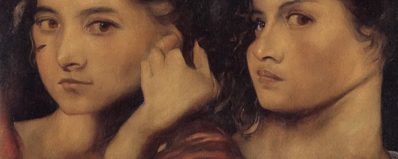Image similar to painting by diego velasquez, young woman, detailed, stunning, realistic skin color