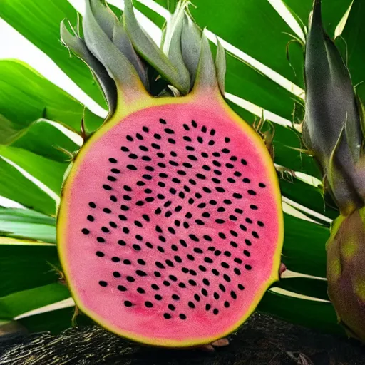 Image similar to geralt of rivia dragonfruit