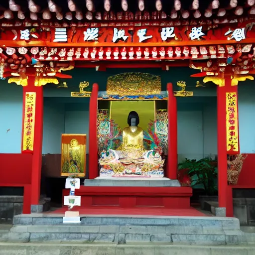 Prompt: taiwanese temple spirit