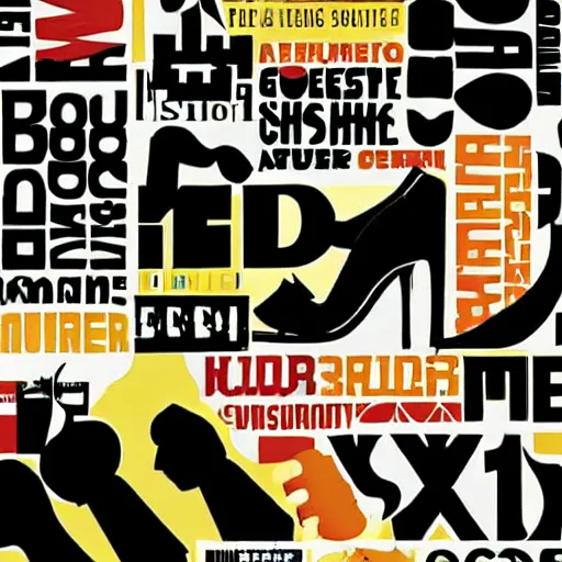 Prompt: graphic design by paula scher