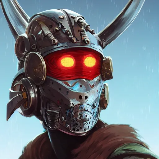 Image similar to cyberpunk viking helmet mask warrior goddess robot ninja fantasy, art gta 5 cover, official fanart behance hd artstation by jesper ejsing, by rhads, makoto shinkai and lois van baarle, ilya kuvshinov, ossdraws