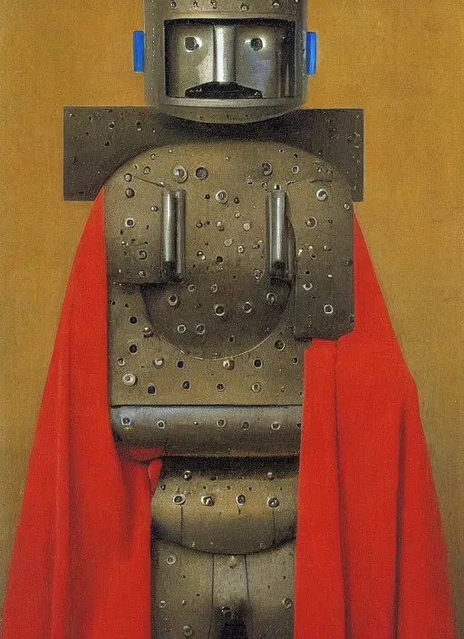 Image similar to warrior robot by Jan van Eyck