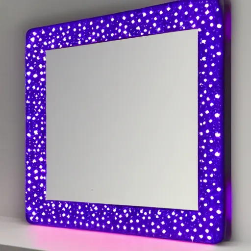 Prompt: Infinite Mirror with purple stars in it, 4k, 40nm, highly detailed, beautiful