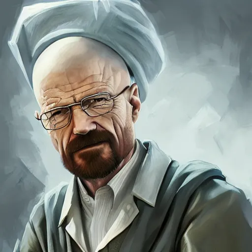 Image similar to walter white in the style of europa universalis iv, fantasy, portrait, highly detailed, digital painting, trending on artstation, concept art, sharp focus, illustration, art by artgerm and greg rutkowski and magali villeneuve