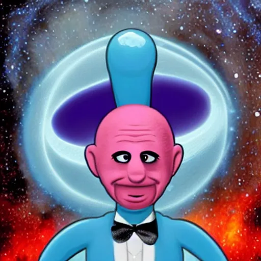 Image similar to Dr Manhattan as a Muppet