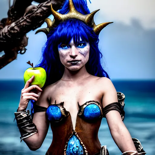 prompthunt: a korean woman dressed as a blue-skinned female navi from  avatar standing in a forest, blue body paint, high resolution film still,  8k, HDR colors, cosplay, outdoor lighting, high resolution photograph