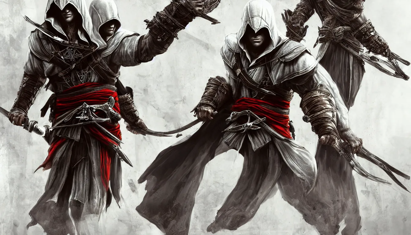 assassin's creed 2 concept art, highly detailed,, Stable Diffusion