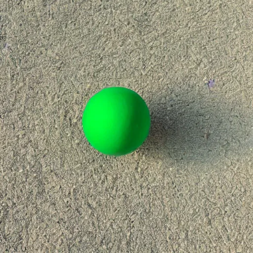Prompt: green ball