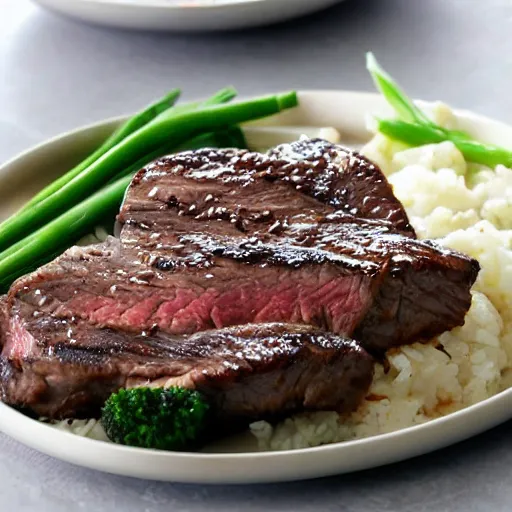 Image similar to teriyaki steak