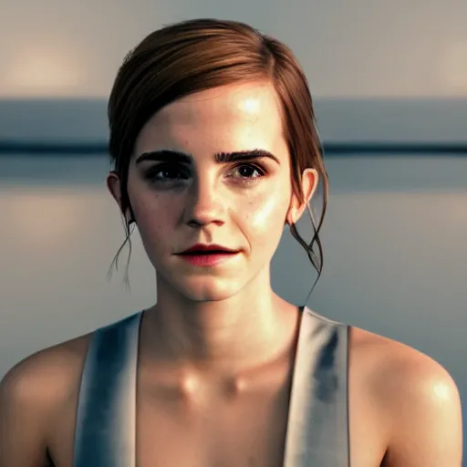 Image similar to portrait of emma watson water, 8 k uhd, unreal engine, octane render in the artstyle of finnian macmanus, john park and greg rutkowski