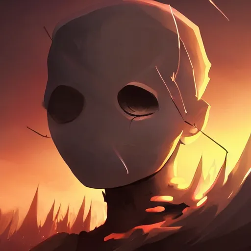 Image similar to face icon stylized minimalist dark souls, loftis, cory behance hd by jesper ejsing, by rhads, makoto shinkai and lois van baarle, ilya kuvshinov, rossdraws global illumination