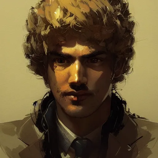 Image similar to bust portrait of a well - dressed mushroom man with a mushroom head, dramatic lighting, illustration by greg rutkowski, yoji shinkawa, 4 k, digital art, concept art, trending on artstation