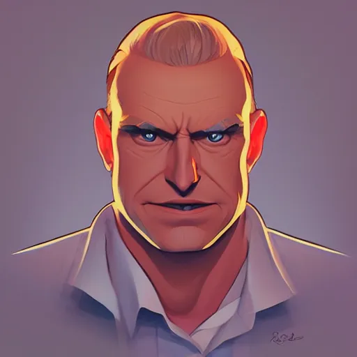 Image similar to face icon stylized minimalist goldfinger, loftis, cory behance hd by jesper ejsing, by rhads, makoto shinkai and lois van baarle, ilya kuvshinov, rossdraws global illumination