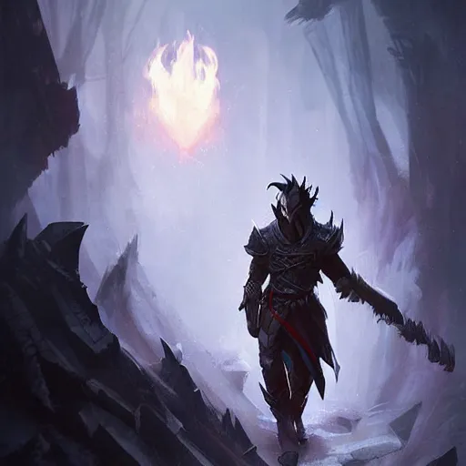 Image similar to Lionel Messi as a dark elf in dnd world, epic scene, greg rutkowski