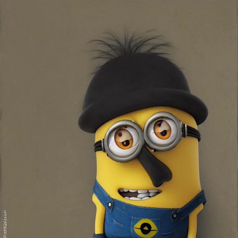 Prompt: Minion from Despicable Me by William Adolphe Bouguereau