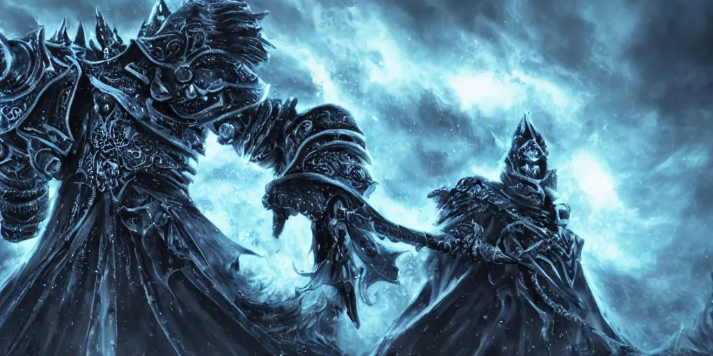 Image similar to the lich king