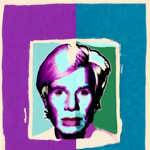 Prompt: andy warhol as a ghost