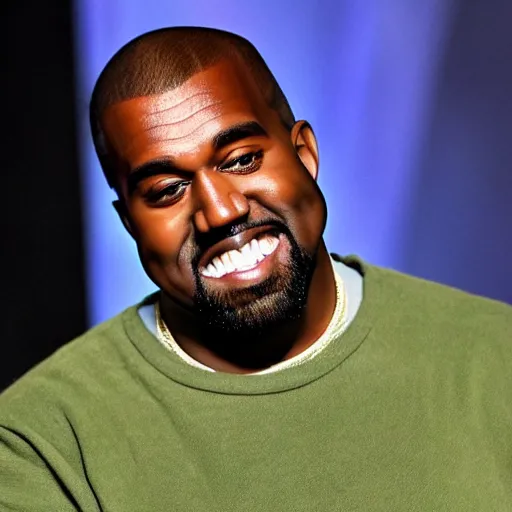 Image similar to Kanye West looking like Shrek