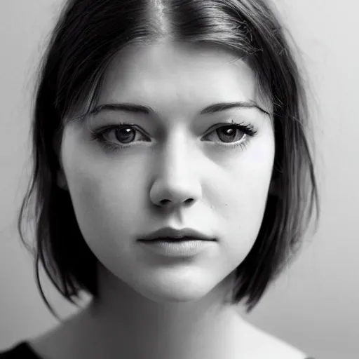 Image similar to a masterpiece portrait photo of a beautiful young woman who looks like an asmr mary elizabeth winstead, symmetrical face