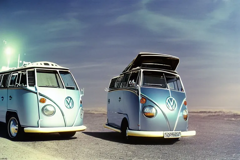 Image similar to futuristic vw bus, ektachrome photograph, volumetric lighting, f 8 aperture, cinematic eastman 5 3 8 4 film