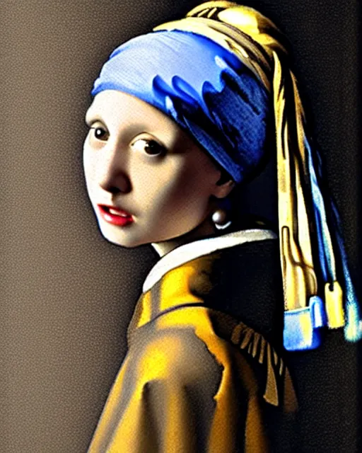 Image similar to girl with a pearl earring