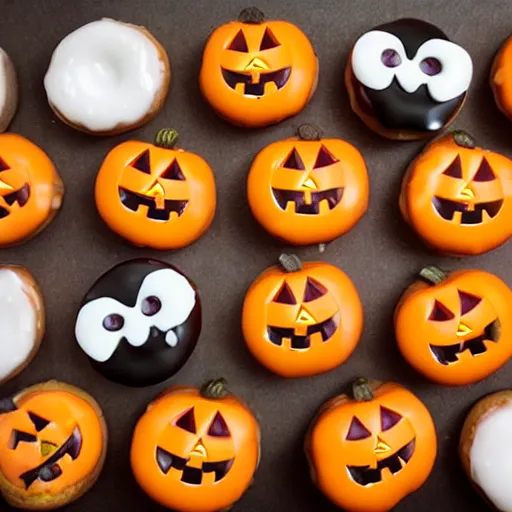 Image similar to Halloween Krispy Kreme Donuts, product photo