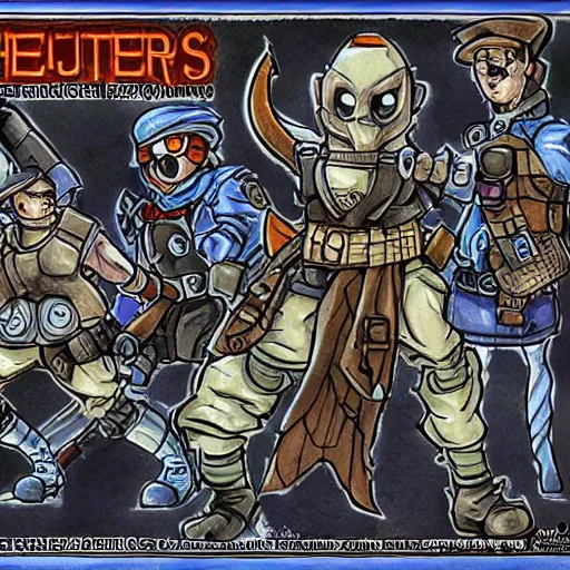 Prompt: timesplitters in the style of chrono trigger, concept art, highly detailed, pen on paper