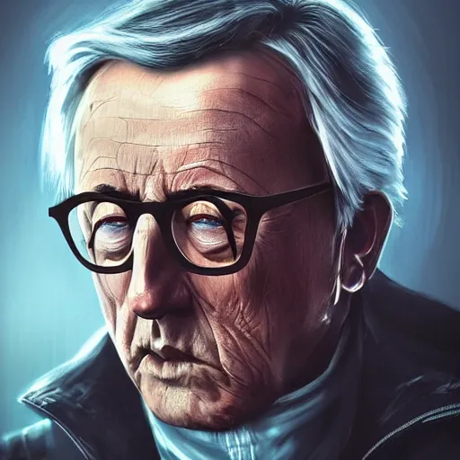 Image similar to Jean-Claude Juncker as a sith lord, post-apocalyptic, Munich, wlop, artstation