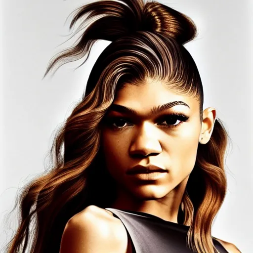 Prompt: Zendaya portrait photo