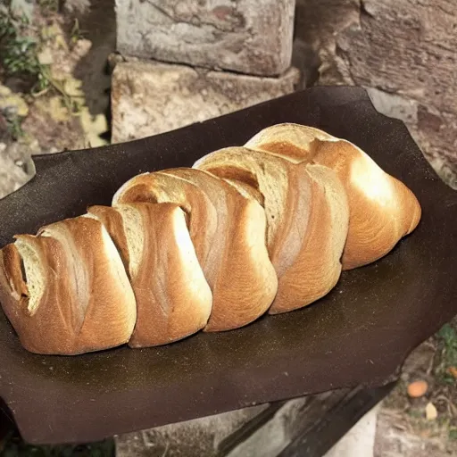 Image similar to very delicious friend rats, served with bread