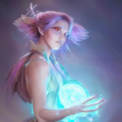 Prompt: a DND glowing fairy, made by Stanley Artgerm Lau, WLOP, Rossdraws, ArtStation, CGSociety, concept art, cgsociety, octane render, trending on artstation, artstationHD, artstationHQ, unreal engine, 4k, 8k,