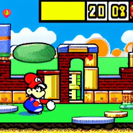 Image similar to paper mario on the n 6 4