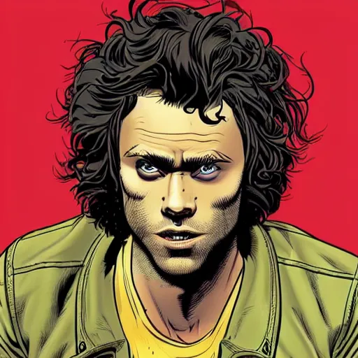 Prompt: mikky ekko, detailed, in the style of Geoff Darrow and Frank Miller