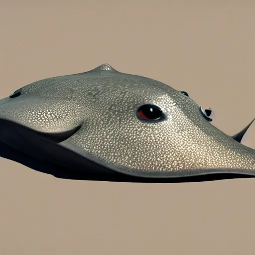 Image similar to stingray headshot pixar