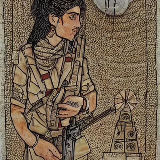 Image similar to Rojava, incredibly detailed, insanely detailed, award winning art