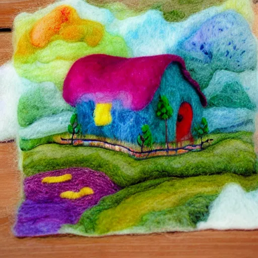 Spring Oil Pastel and Watercolor Resist – Housing a Forest